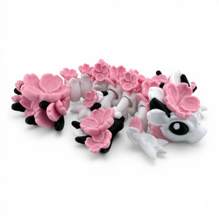 Tiny Cherry Blossom Dragon – Articulated Flexi Dragon by Cinderwing3D