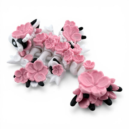 Tiny Cherry Blossom Dragon – Articulated Flexi Dragon by Cinderwing3D