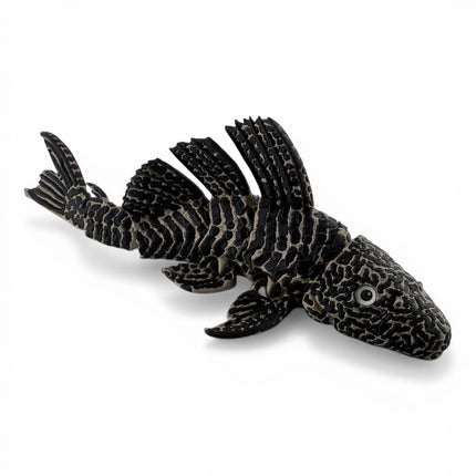 Flexi Pleco Fish – Articulated 3D Printed Model (Bronze & Black)