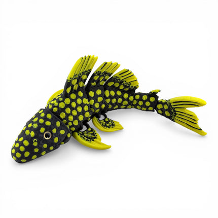 Flexi Pleco Fish – Articulated 3D Printed Model (Yellow & Black)