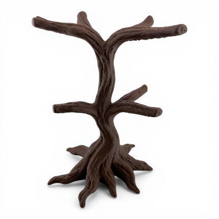 Reptile Display Tree Stand close-up of wood-grain bark texture