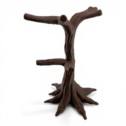 Reptile Display Tree Stand shown with snake figurine draped on branches