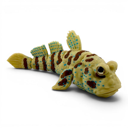 Mudskipper Fish – Articulated 3D Printed Model