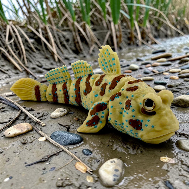 Mudskipper Fish – Articulated 3D Printed Model