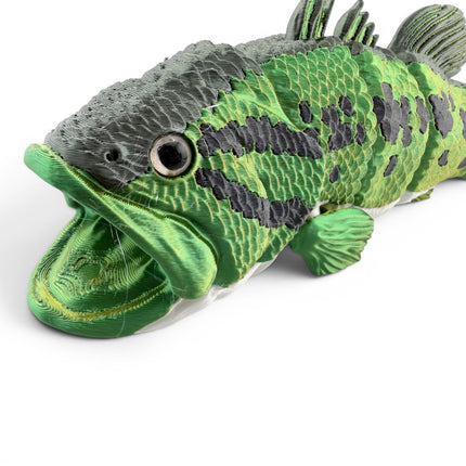 3D Printed Articulated Largemouth Bass