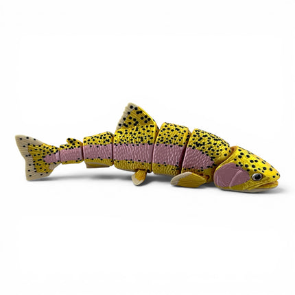 3D Printed Articulated Rainbow Trout