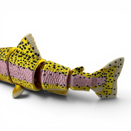 3D Printed Articulated Rainbow Trout