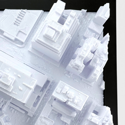 Madison Square Garden 3D map size scale reference photo