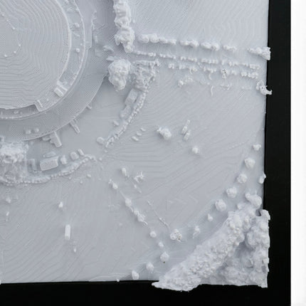 PNC Arena 3D map displayed as wall art