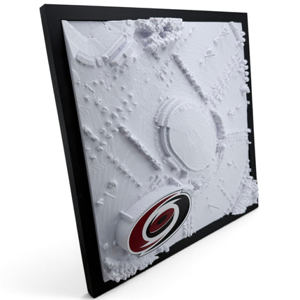 PNC Arena 3D map frame corner detail