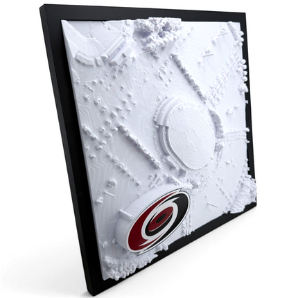 PNC Arena 3D map frame corner detail