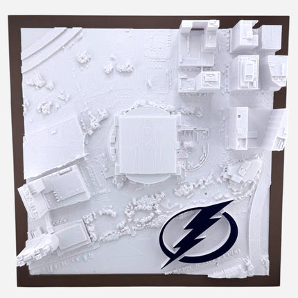 Amalie Arena 3D map alternate angle view