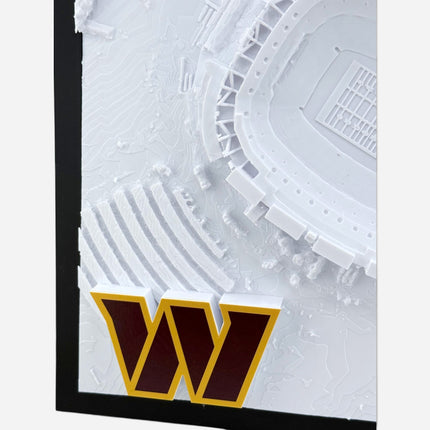 Northwest Stadium 3D map displayed as wall art