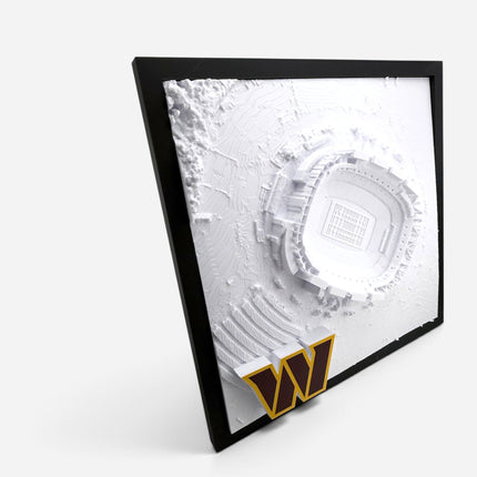 Northwest Stadium 3D map close-up of frame texture