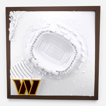 Northwest Stadium 3D map hanging display shot