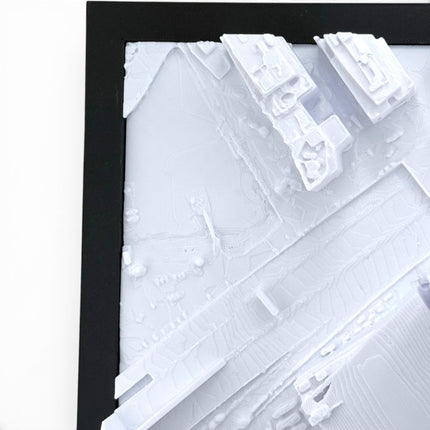 Boston Bruins — TD Garden 3D Topographical Stadium Wall Art | 12" × 12"