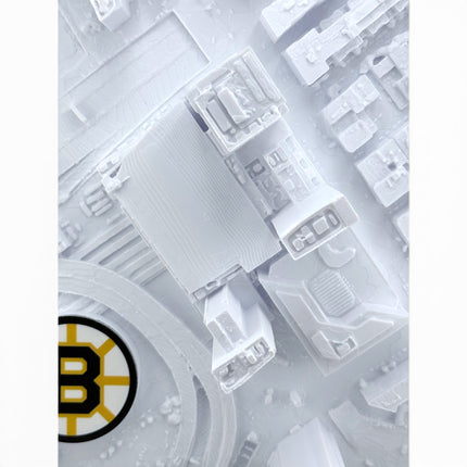 Boston Bruins — TD Garden 3D Topographical Stadium Wall Art | 12" × 12"