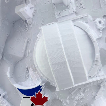 Rogers Centre 3D map close-up of frame texture