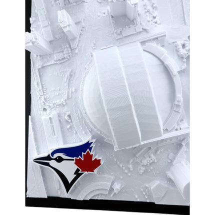 Toronto Blue Jays — Rogers Centre 3D Topographical Stadium Wall Art | 12" × 12"