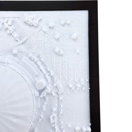 Tampa Bay Rays — Tropicana Field 3D Topographical Stadium Wall Art | 12" × 12"