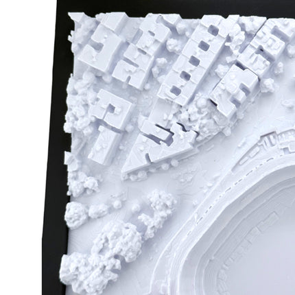 Yankee Stadium 3D map size scale reference photo