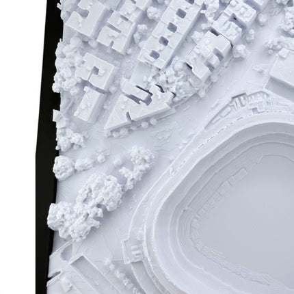 Yankee Stadium 3D map side angle showing depth