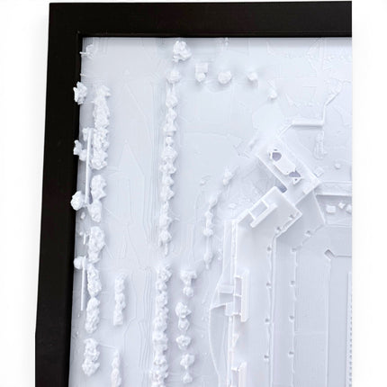Tampa Bay Buccaneers — Raymond James Stadium 3D Topographical Stadium Wall Art | 12" × 12"