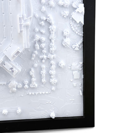 Tampa Bay Buccaneers — Raymond James Stadium 3D Topographical Stadium Wall Art | 12" × 12"