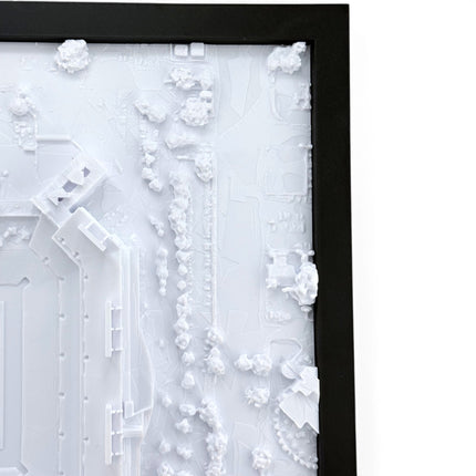Tampa Bay Buccaneers — Raymond James Stadium 3D Topographical Stadium Wall Art | 12" × 12"