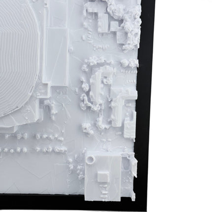 Orlando Magic — Kia Center 3D Topographical Stadium Wall Art | 12" × 12"