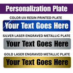 Color Printed Plate with Bold Font