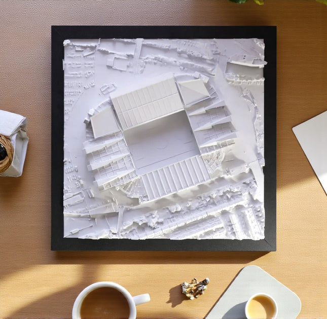 MLS Soccer Arena Topographical Map Art – Custom Design