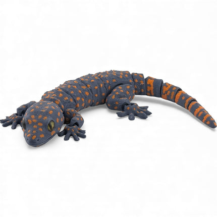 3D Printed Tokay Gecko with Realistic Glass Eyes – 9 Inches Long