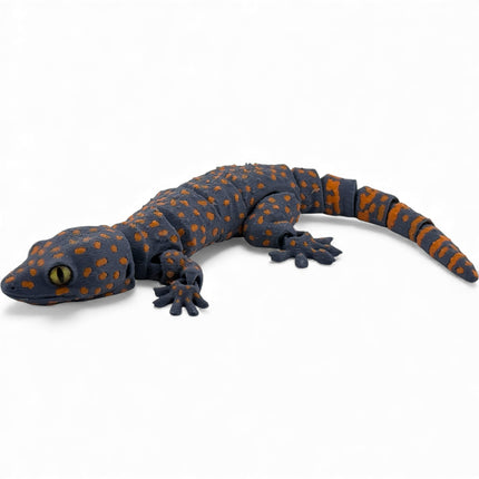 3D Printed Tokay Gecko with Realistic Glass Eyes – 9 Inches Long