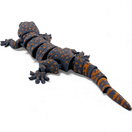 3D Printed Tokay Gecko with Realistic Glass Eyes – 9 Inches Long