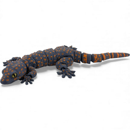 3D Printed Tokay Gecko with Realistic Glass Eyes – 9 Inches Long