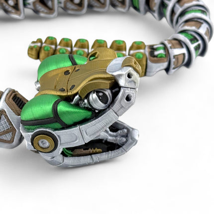 3D Printed Rattlesnake RoboRattler | Mechanical Snake Model for Collection, Display, or Conversation Piece
