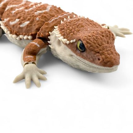 3D Printed Bearded Dragon – Realistic Articulated Model with Glass Eyes