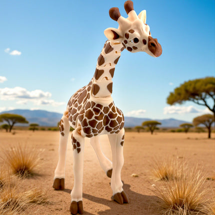 3D Printed Giraffe Figurine – 9 Inches Tall