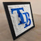 Tampa Bay Rays Tropicana Field Topographical Map Art Framed Wall Decor Embossed Logo Baseball Stadium Gift