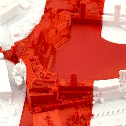 Boston Red Sox 3D Topographical Map: Sports Fan Wall Art