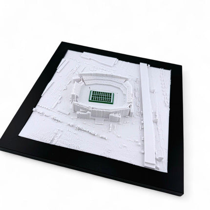 Philadelphia Eagles - Lincoln Financial Field 3D Topographic Map Art