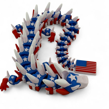 USA Patriot 3D Printed Dragon