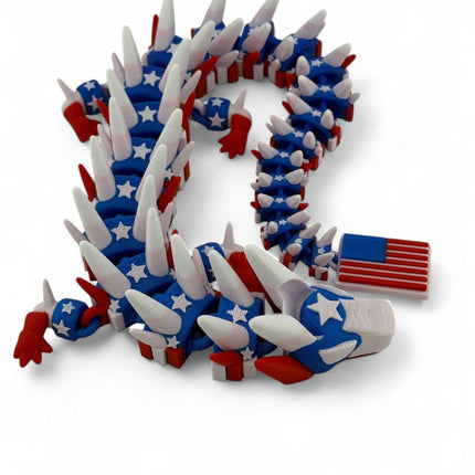 USA Patriot 3D Printed Dragon