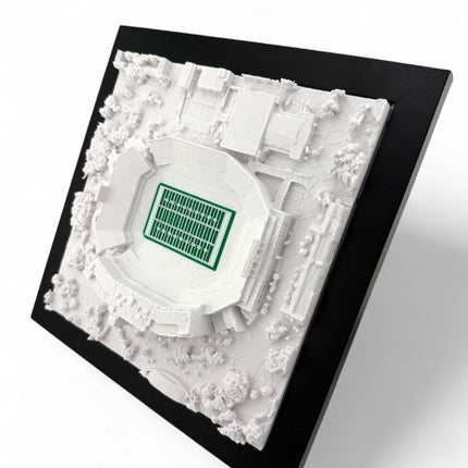 Florida Gators - Ben Griffin Stadium 3D Topographic Map Art