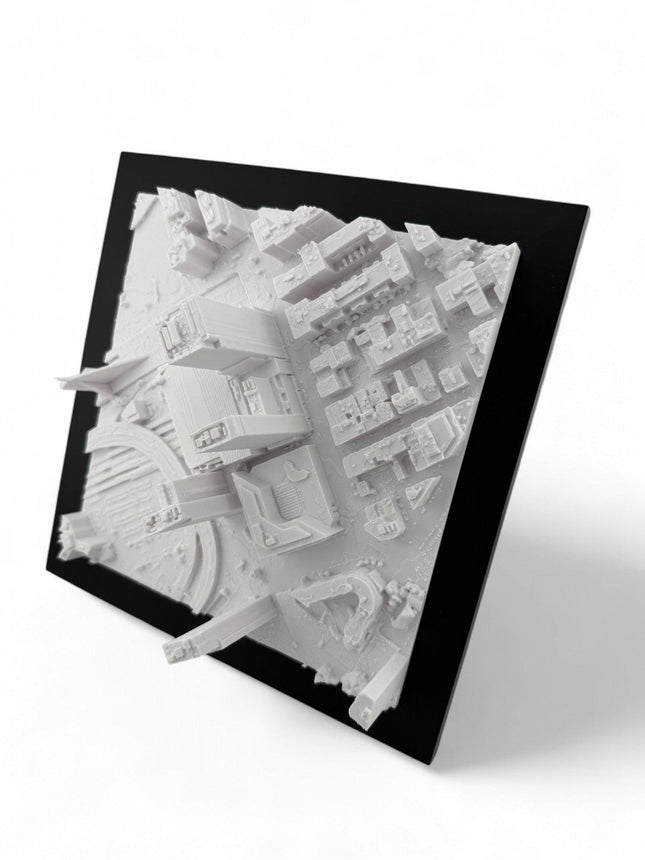 Boston Bruins - TD Gardens 3D Topographical Map Art