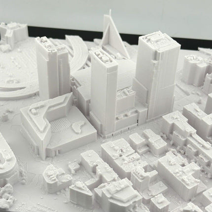 Boston Bruins - TD Gardens 3D Topographical Map Art