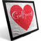 Gulfport, Florida - Love Heart - Map Art Framed Wall Decor Topographical Map (Copy)