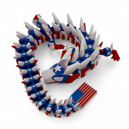 USA Patriot 3D Printed Dragon