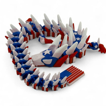 USA Patriot 3D Printed Dragon